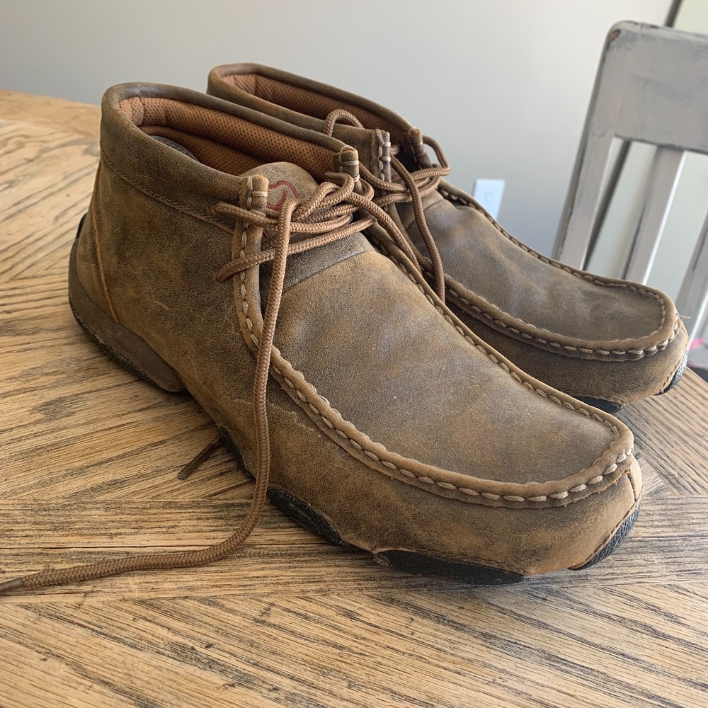 Twisted X women’s bomber brown moccasins